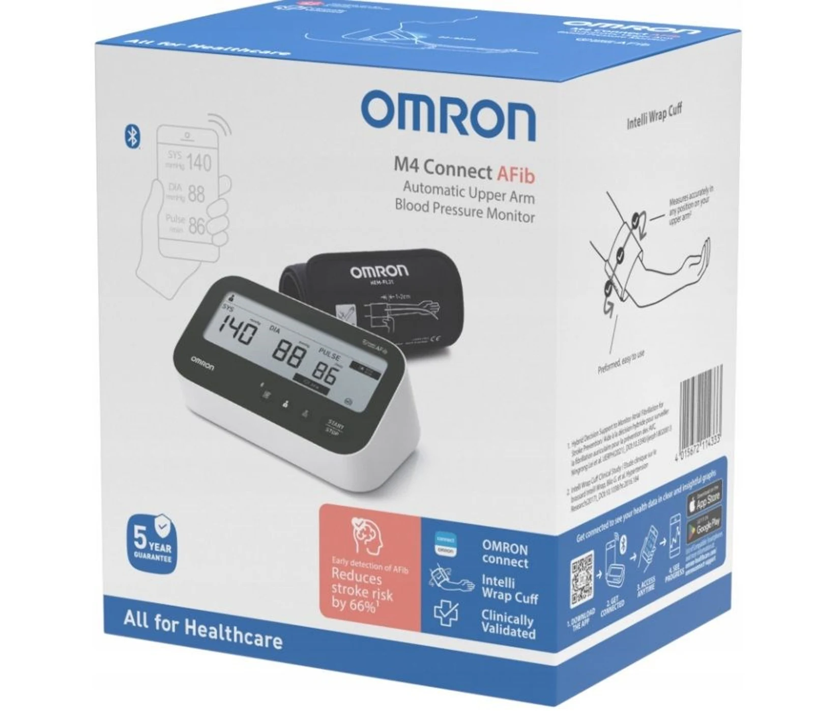 Ciśnieniomierz naramienny OMRON M4 Connect Afib — zdjęcie 1 z 4