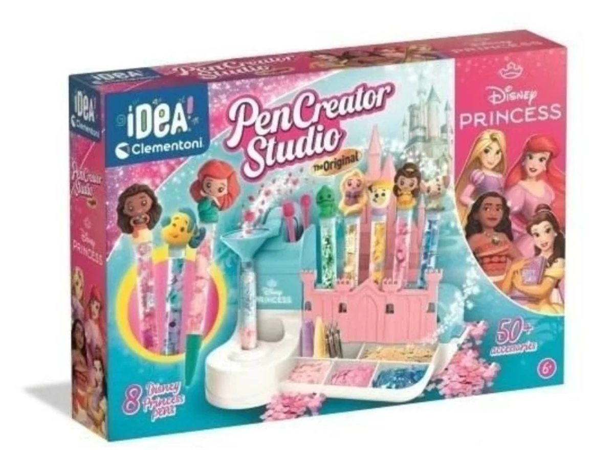 Clementoni Idea Art - Fabryka długopisów Księżniczki Disney