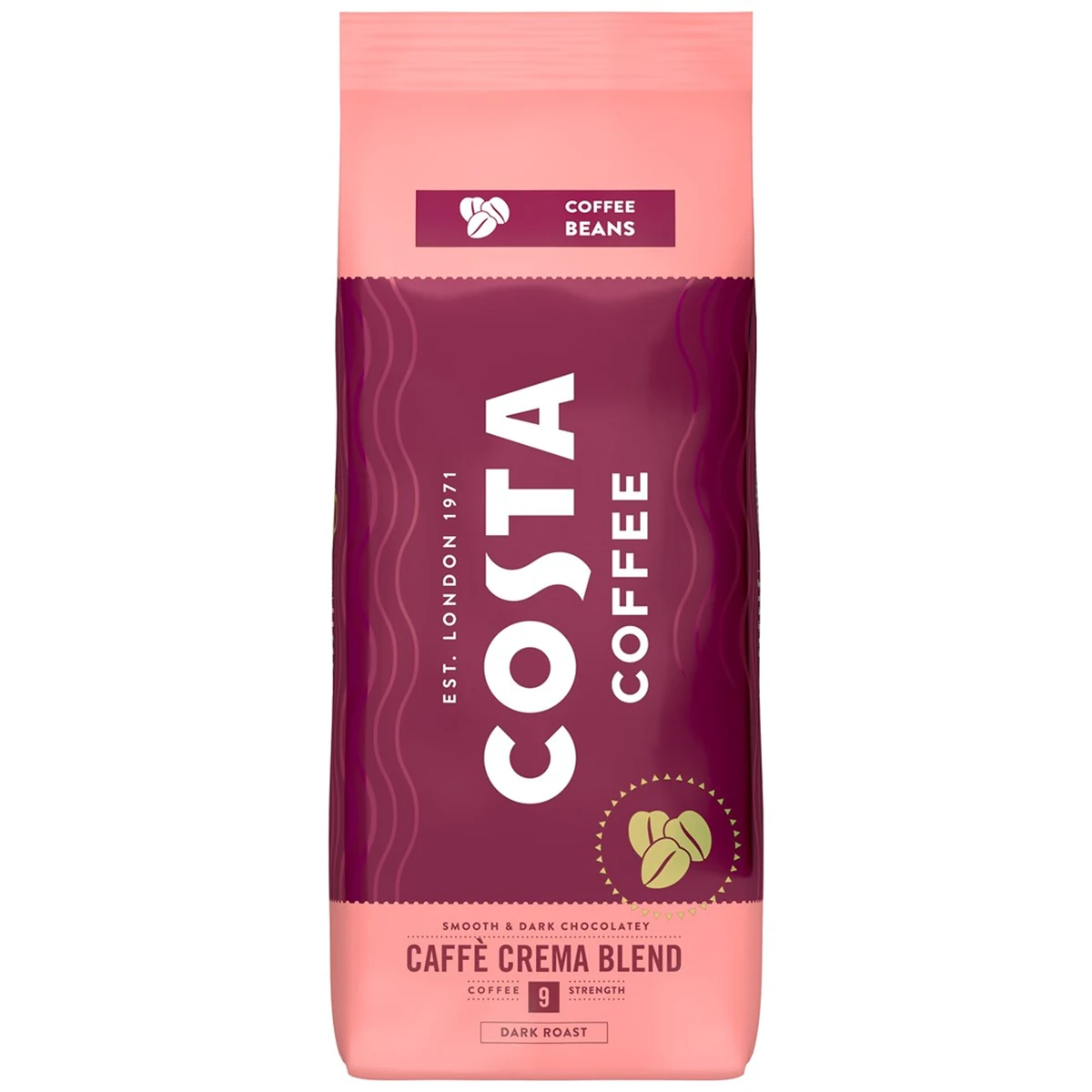 Costa Coffee Crema kawa ziarnista 1kg