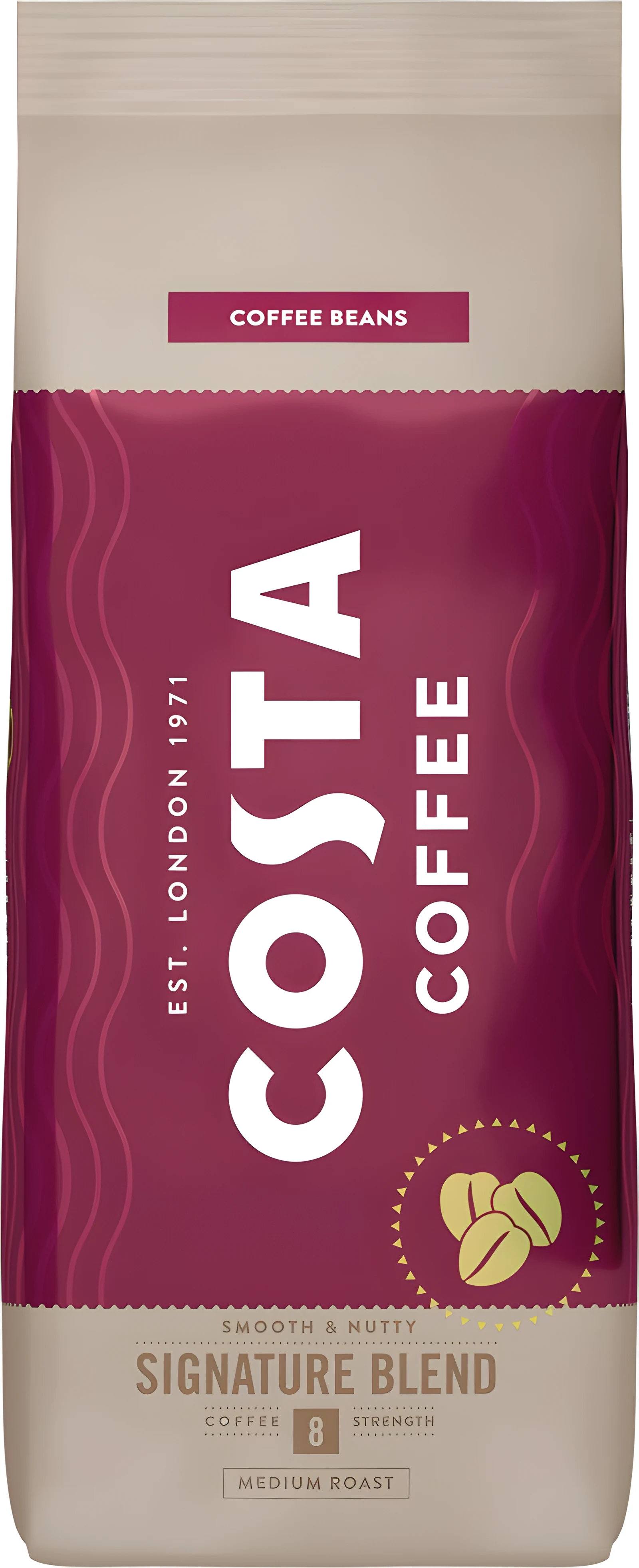 Costa Coffee Signature Blend Medium kawa ziarnista 1kg — zdjęcie 1 z 2