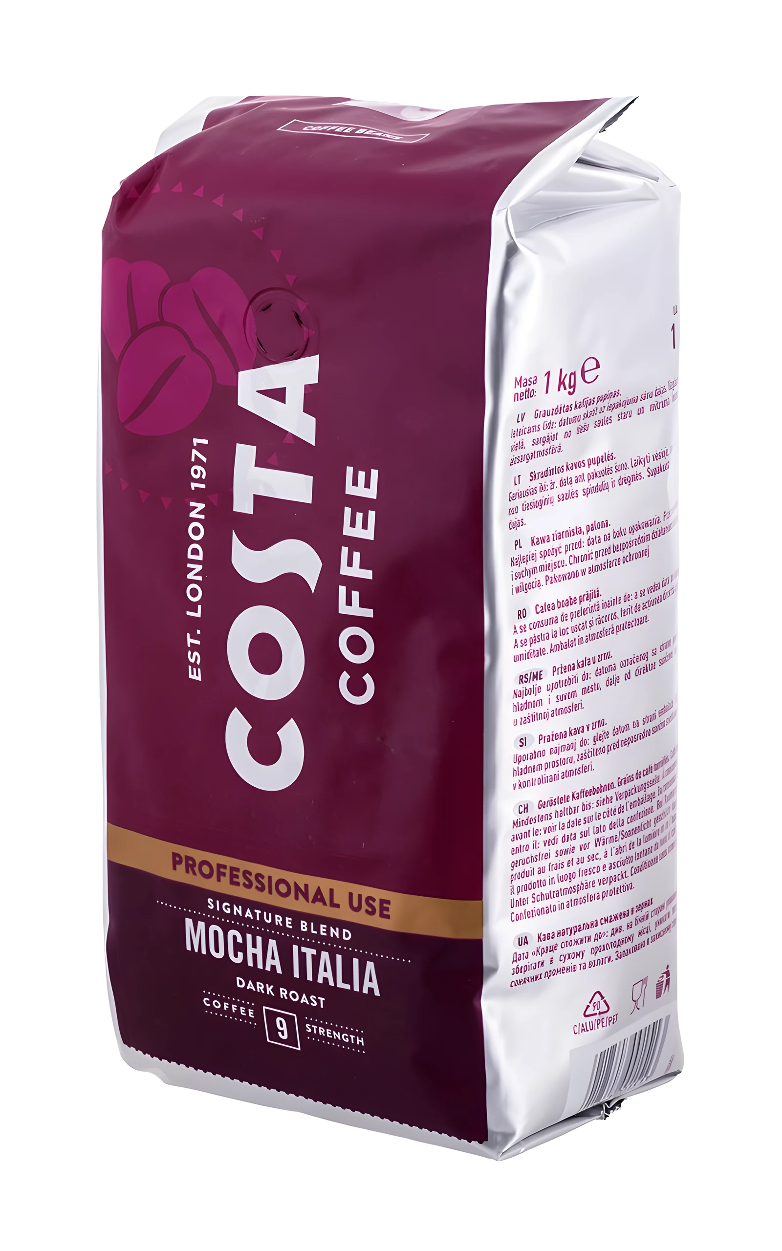 COSTA PROFESSIONAL 1KG SIGNATURE BL DARK ROAST KAWA ZIARNISTA — zdjęcie 1 z 2