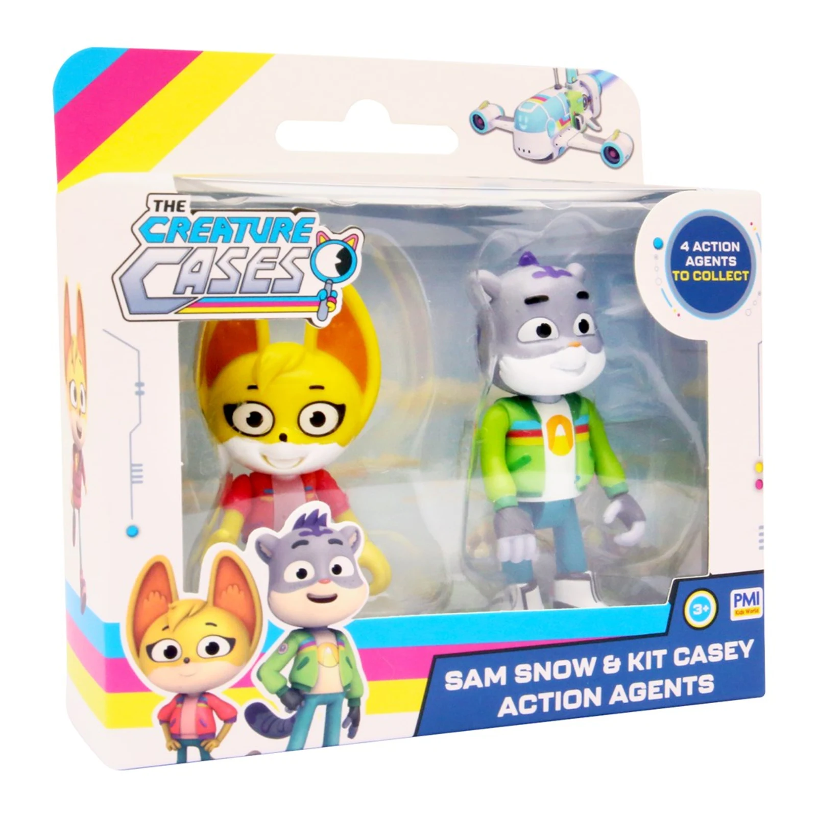 CREATURE CASES S1 ACTION AGENTS 7,5 CM - 2 PACK (ASSORTMENT) — zdjęcie 1 z 5