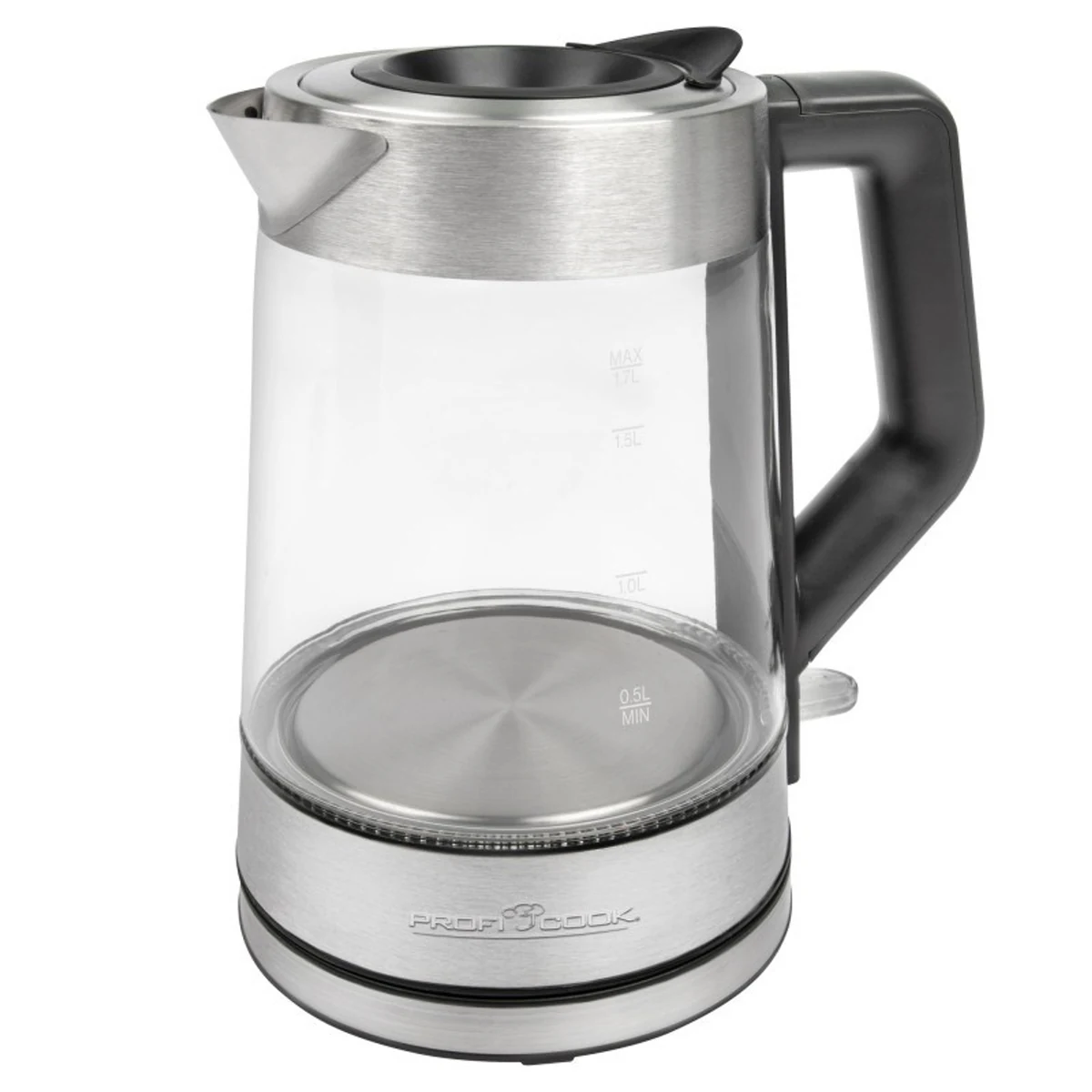 Czajnik bezprzewodowy PROFICOOK PC-WKS 1190 G, 1,7 l, srebrny