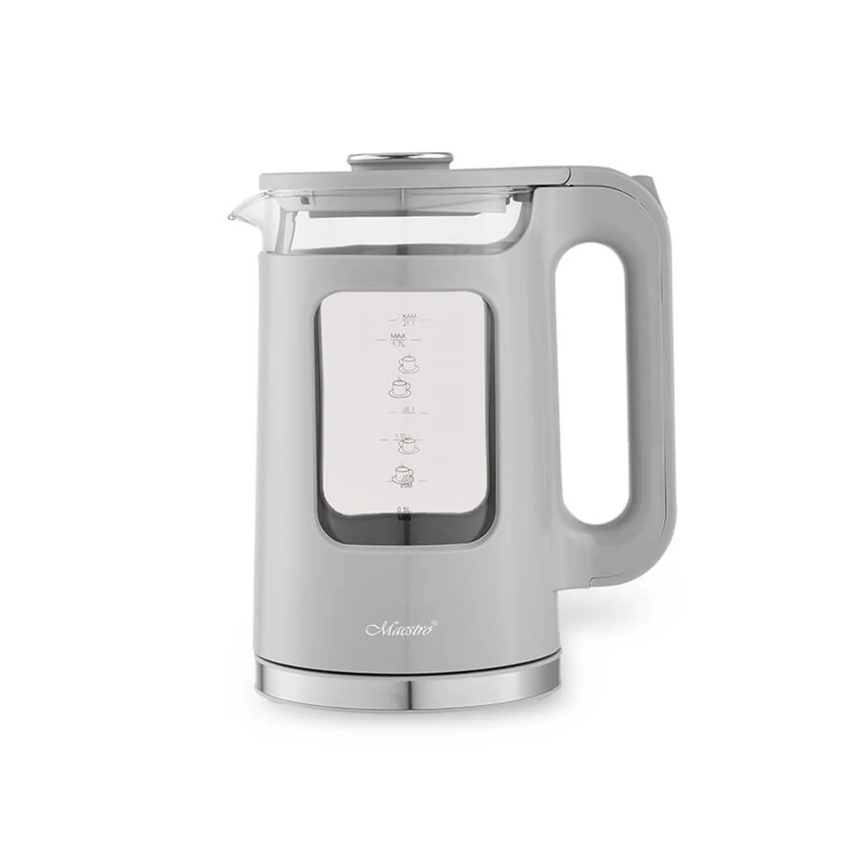 Czajnik elektryczny 1,7L 2200W MR-065-GREY Maestro, szary