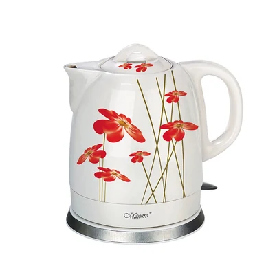 Czajnik elektryczny ceramiczny MAESTRO MR-066, czerwony, 1,5 l