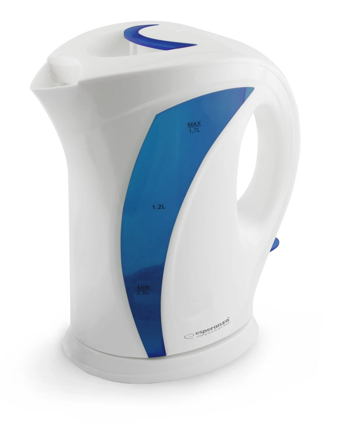 Czajnik elektryczny Esperanza Iguazu EKK018B (2200W, 1.7l, niebieski)