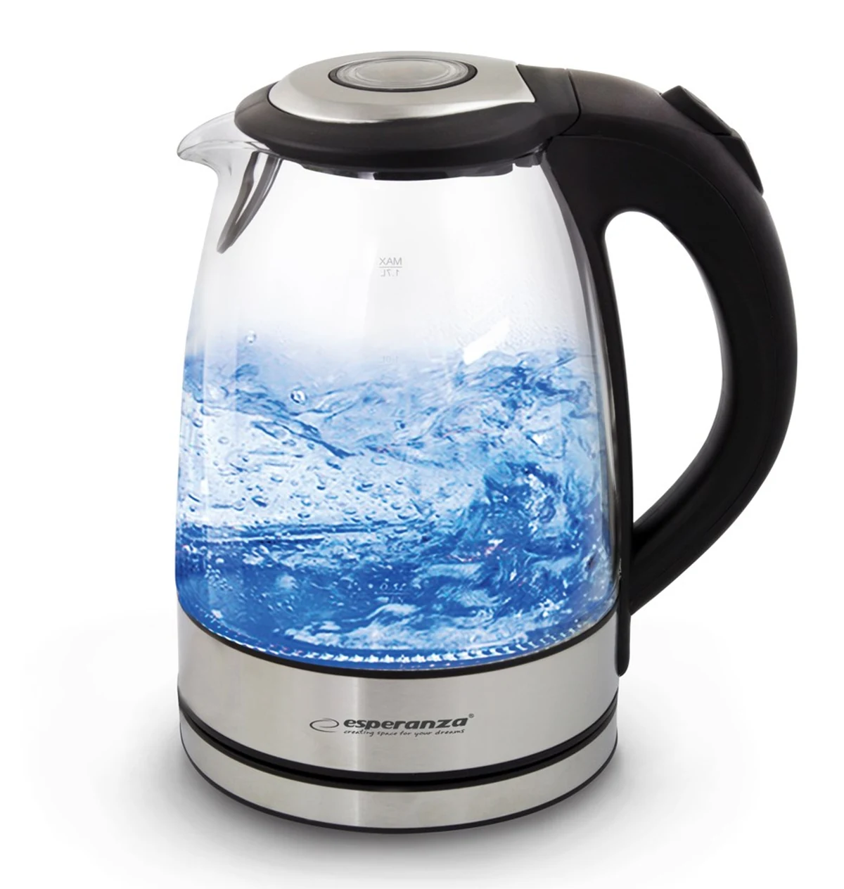 Czajnik elektryczny Esperanza Tugela EKK012 (2200W, 1.7l, kolor czarny)