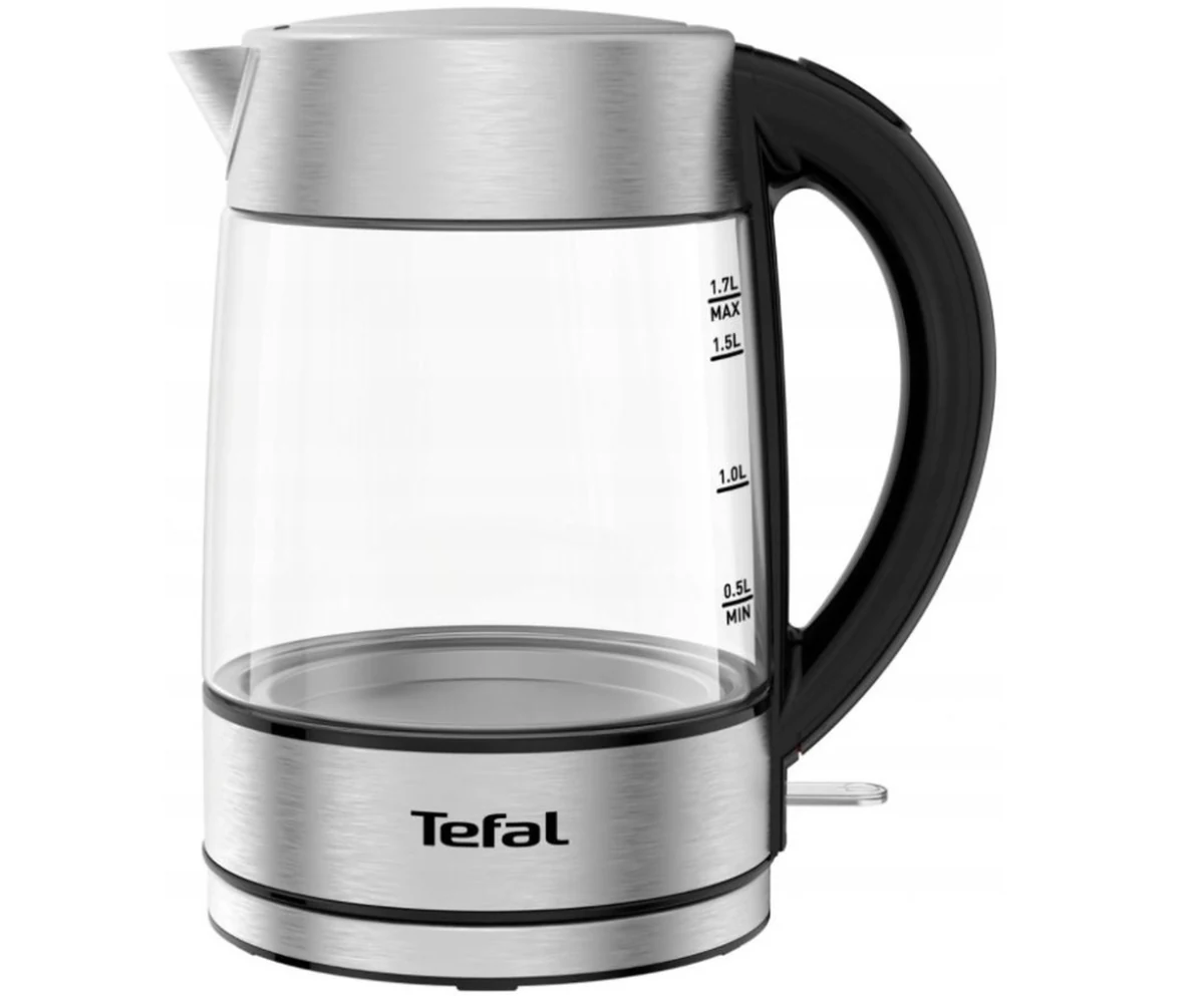 Czajnik elektryczny TEFAL KI 772D - 1,7 l, szkło, filtre Anti-Calc