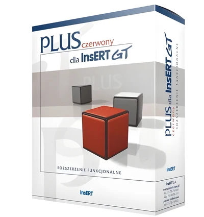 Czerwony Plus dla INSERT GT ESD - Oprogramowanie ESD