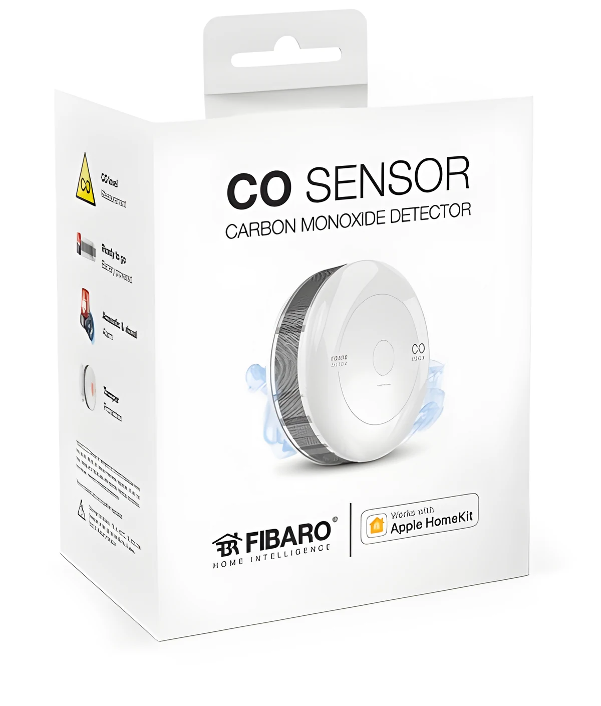 Czujnik tlenku węgla FIBARO HomeKit, biały