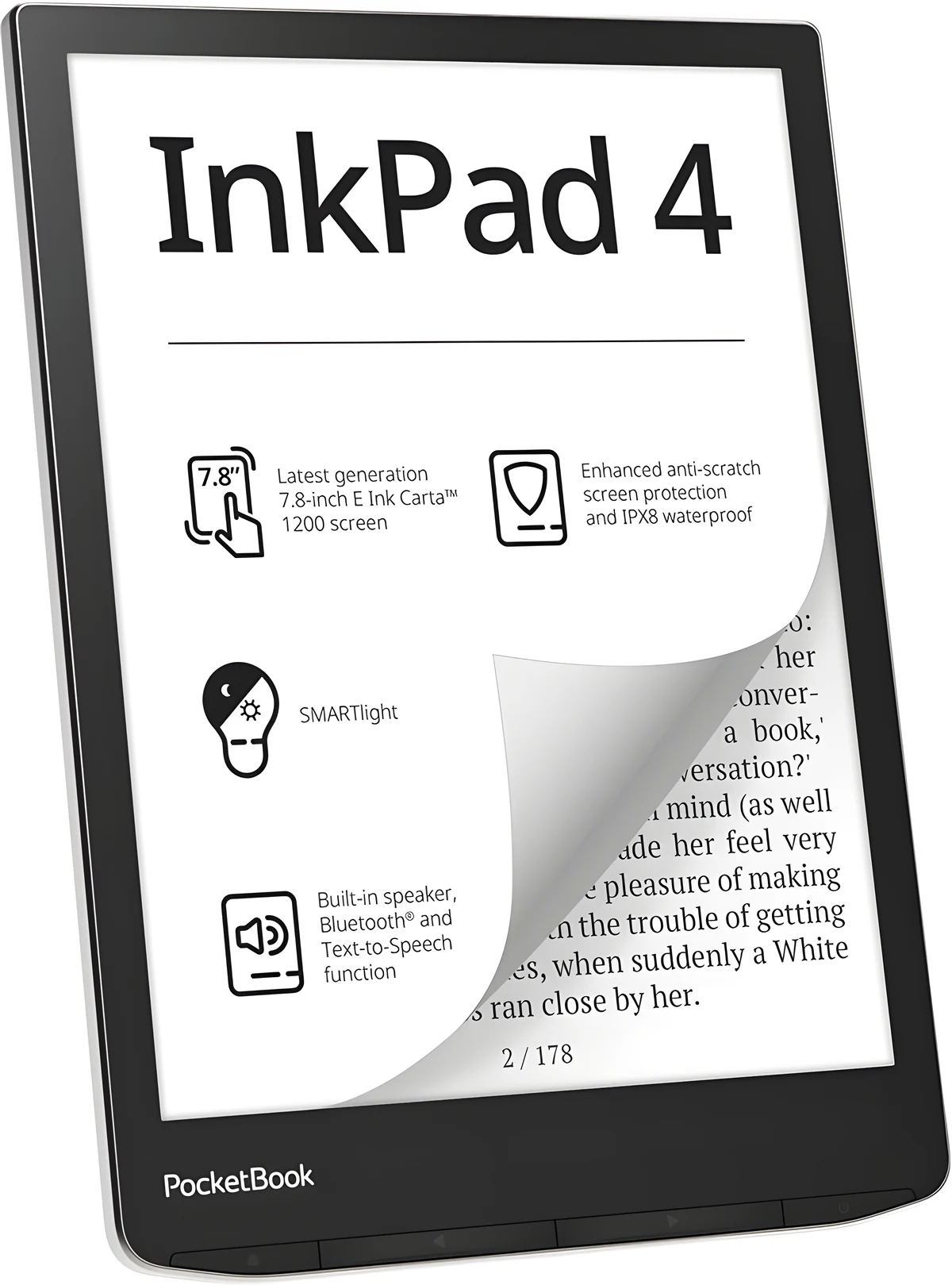 Czytnik Ebook PocketBook InkPad 4 7,8" 32GB Wi-Fi