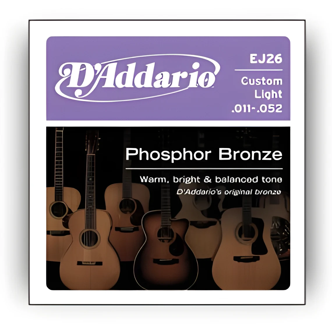 Struny do gitary akustycznej D'Addario EJ26