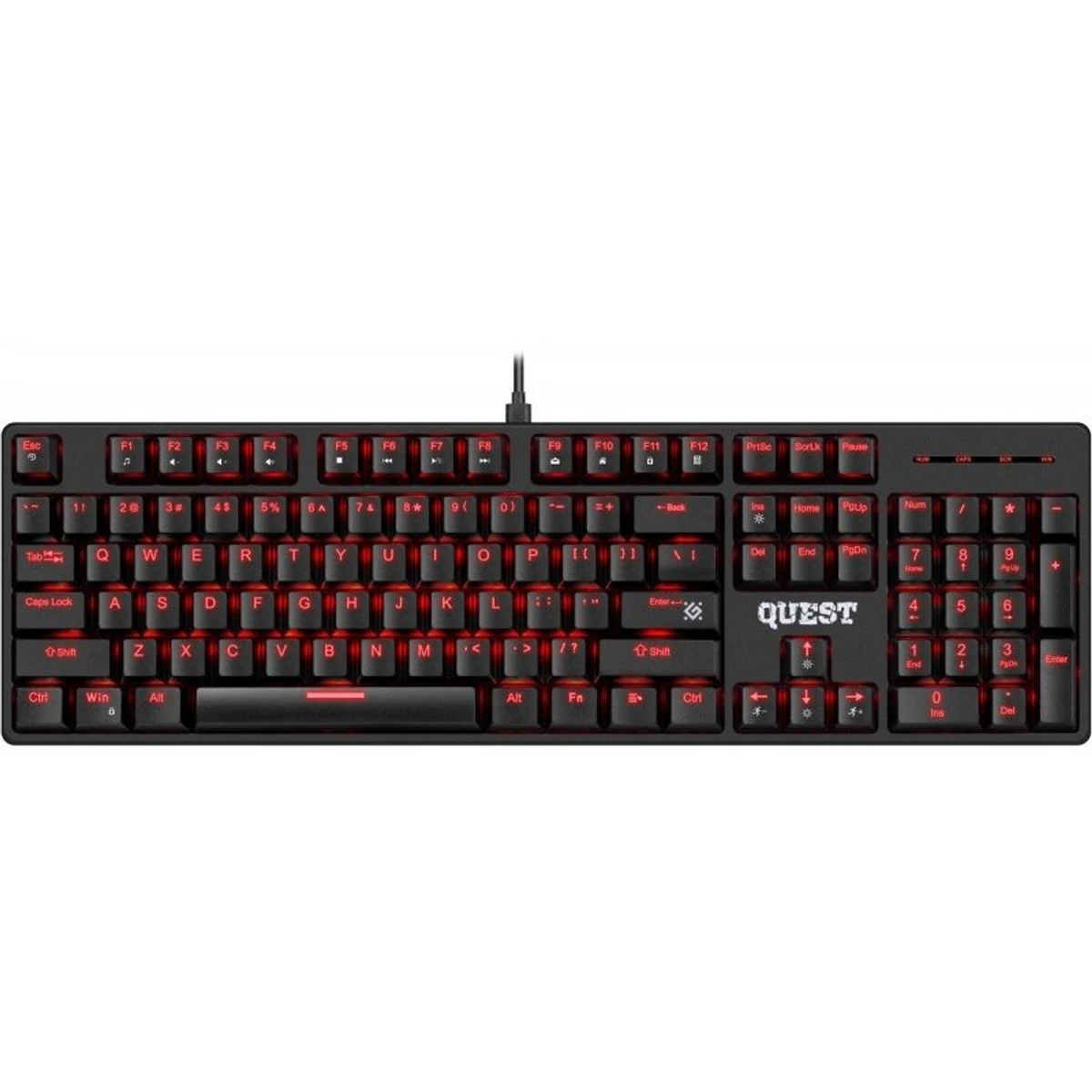 DEFENDER KLAWIATURA MECHANICZNA QUEST GK-596 45597