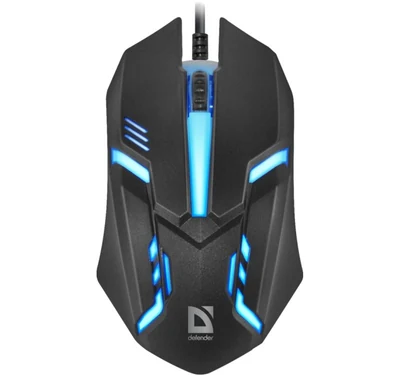 Mysz Defender Cyber MB-560L 7 Kolorów Czarna
