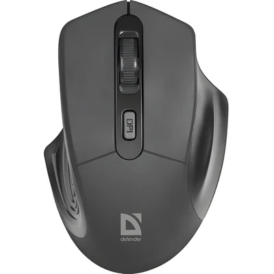 Mysz bezprzewodowa Defender DATUM MB-345, czarna, 1600 DPI