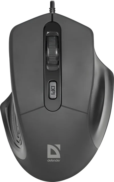 Mysz optyczna Defender DATUM MB-347, 1600 DPI, czarna