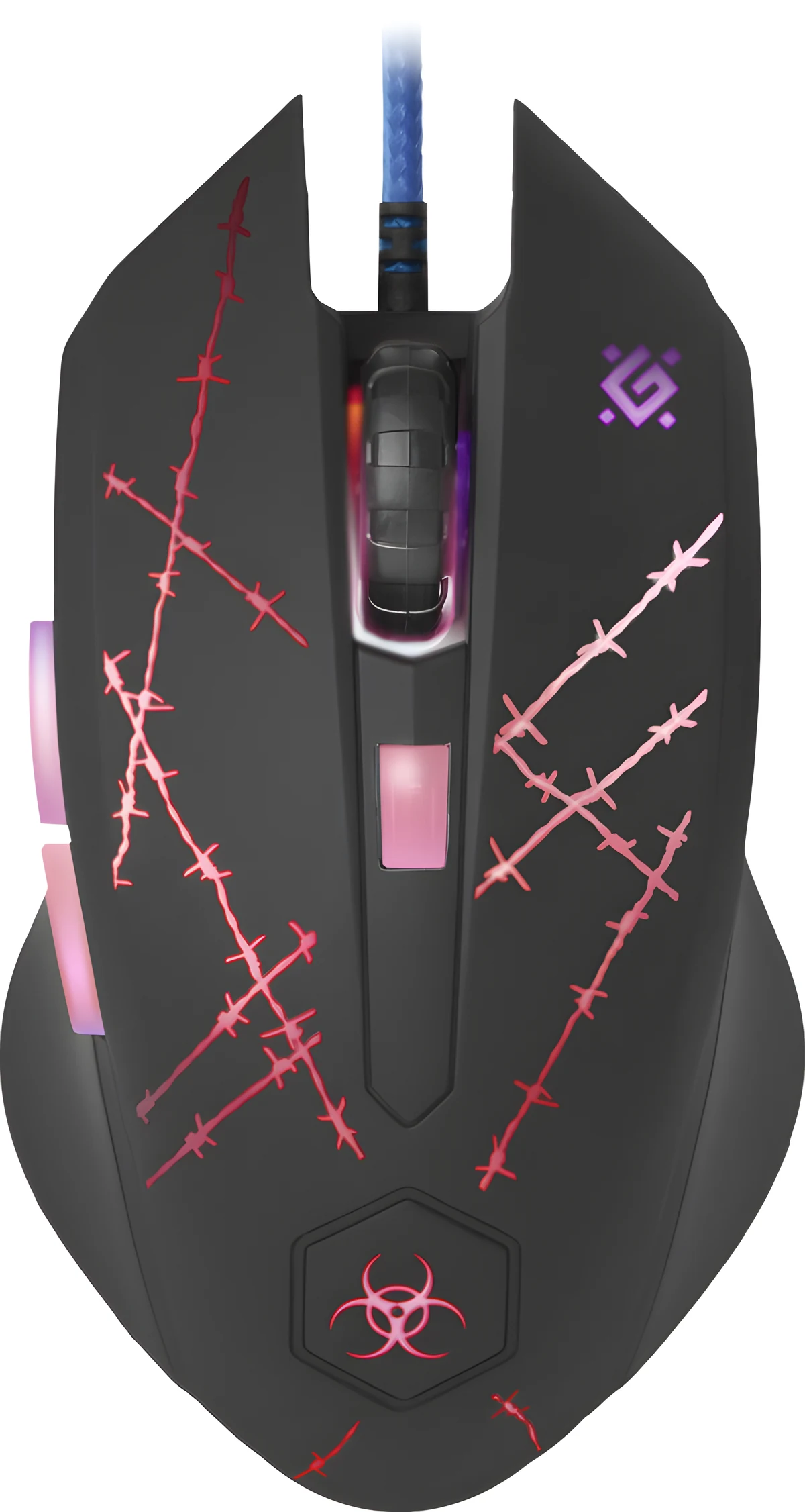 DEFENDER MYSZ PRZEWODOWA FORCED GM-020L 800-3200 DPI