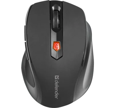 Mysz bezprzewodowa Defender MM-315 RF, czarna, 1600 DPI