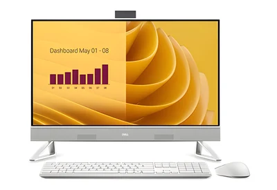 Komputer All-in-One Dell 27 AiO EC27250 Core i7-150U 27" FHD Touch IPS 250 nitów 16GB DDR5 1TB SSD GeForce MX570A z kamerą, WLAN + Bluetooth, podś