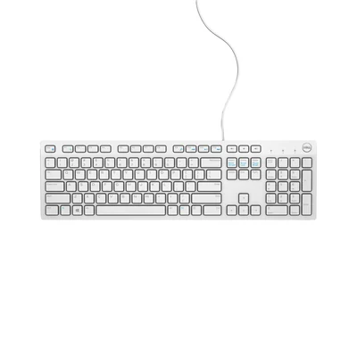DELL KB216 Quietkey USB Klawiatura Biała