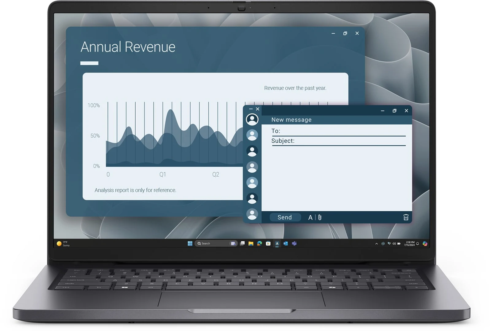Laptop Dell Pro 14 PC14255 Ryzen 5 220 14" FHD+ IPS 300 nitów matowy 8GB DDR5 5600 SSD 256GB Radeon 740M Windows 11 Pro 3 lata wsparcia — zdjęcie 1 z 8