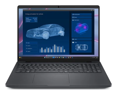 Laptop Dell ProMax 16 MC16255 Ryzen AI 5 Pro 340 16" FHD+ IPS 300 nitów matowy 16 GB LPDDR5X 256 GB SSD Radeon 840M kamera 2,0 Mpix Windows 11 Pro