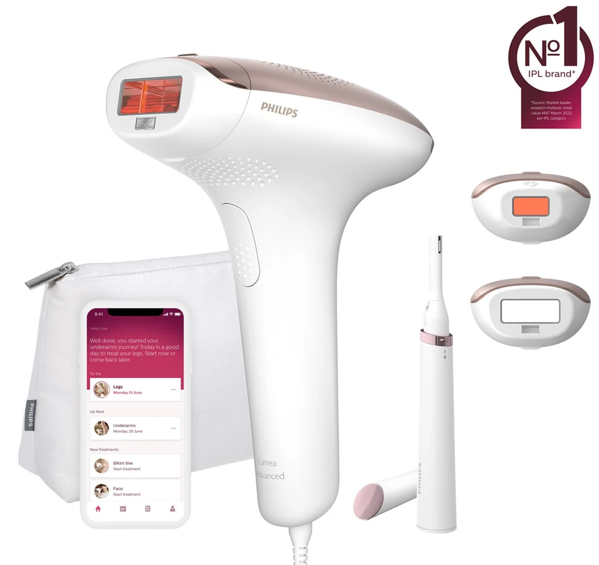 Depilator PHILIPS Lumea Advanced IPL BRI921/00 + Trymer