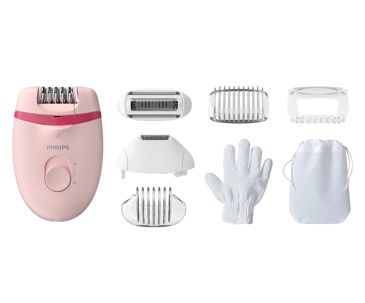 Depilator Philips Satinelle Essential BRE285 Różowy