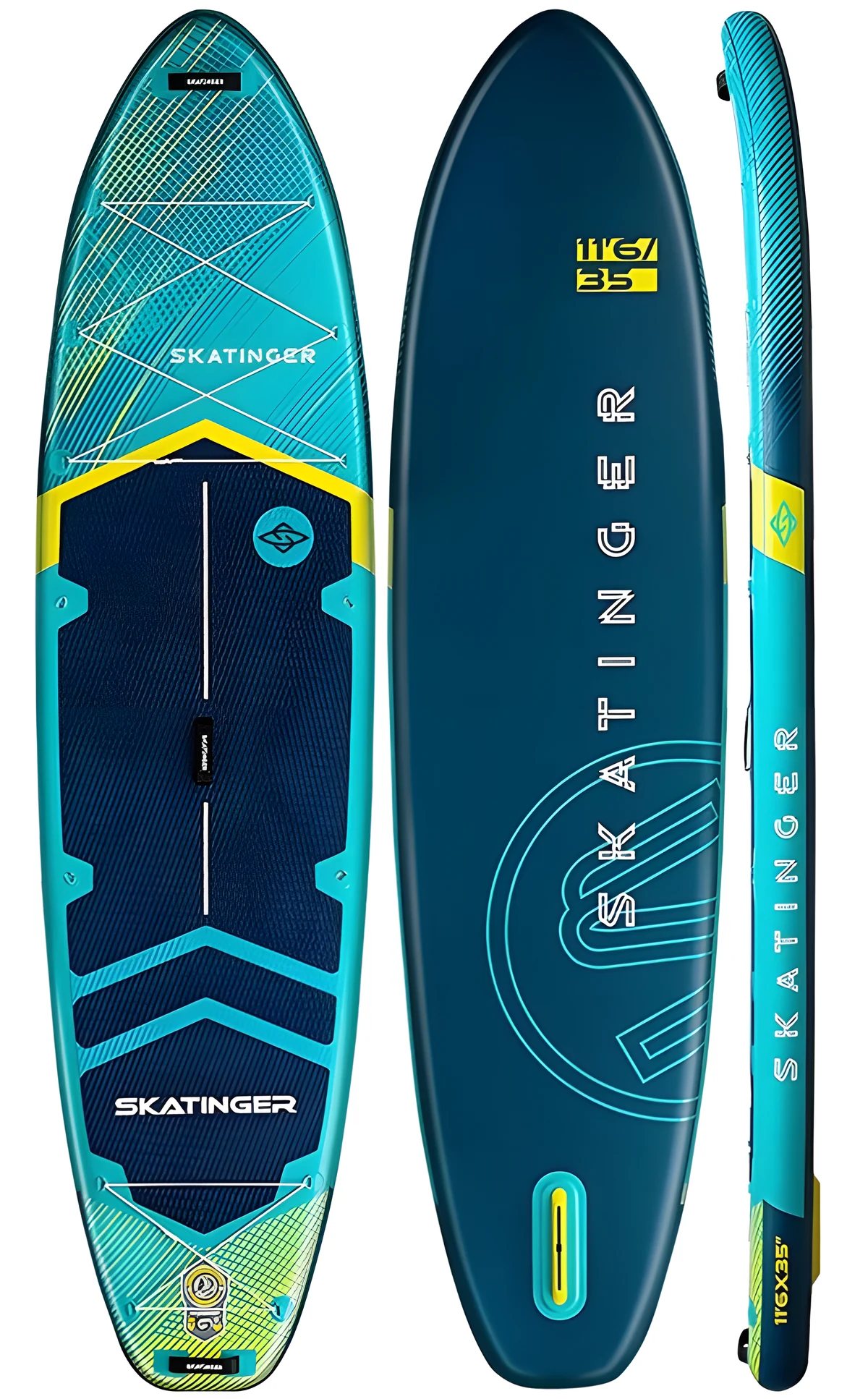 Deska SUP SKATINGER Prana light bule 350x89x15 Yoga