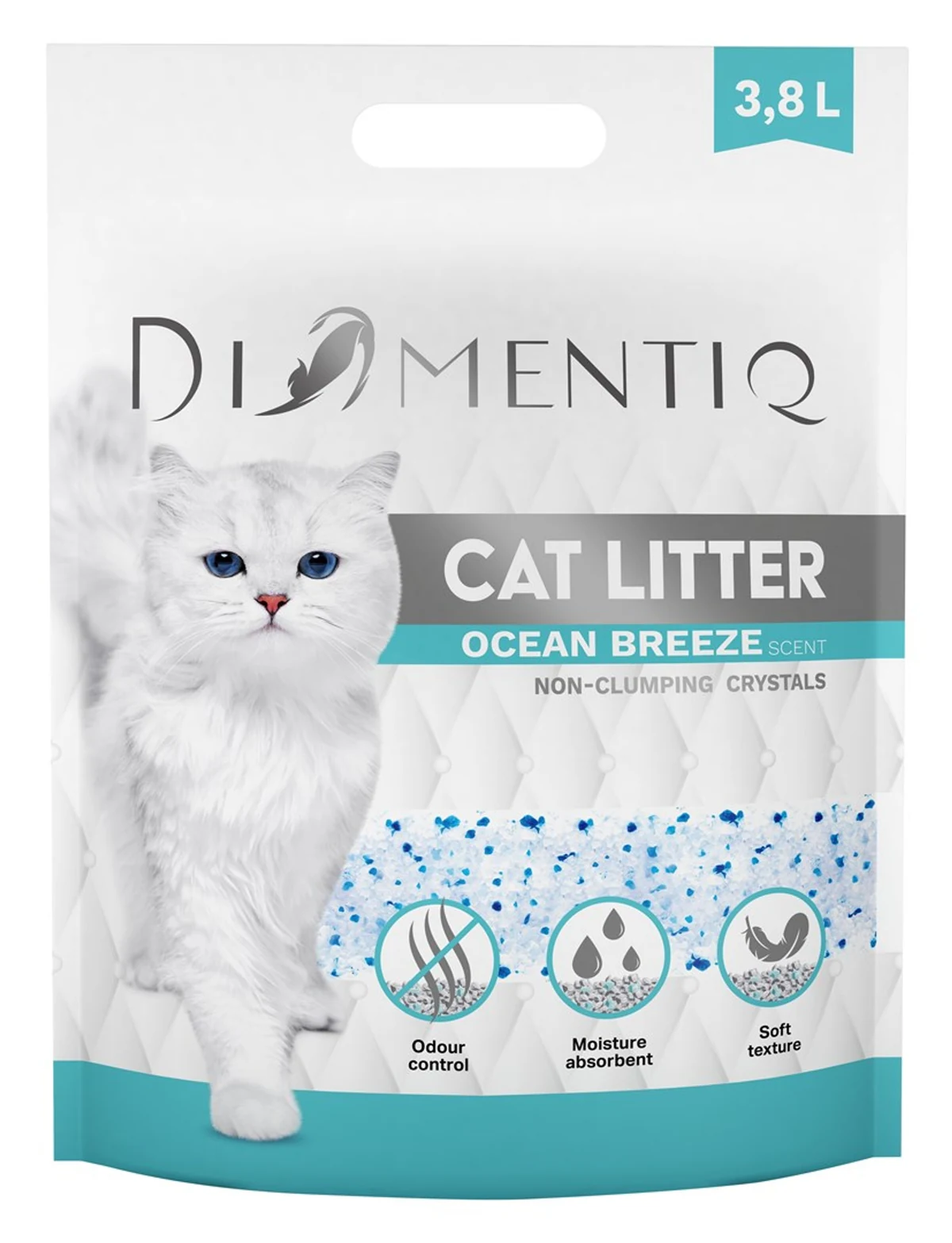 DIAMENTIQ Ocean Breeze - Żwirek 3,8 l Dla Kota