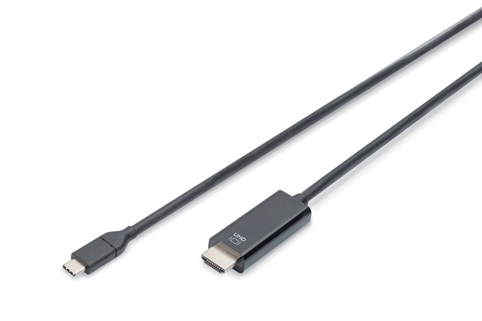 Adapter USB-C na HDMI DIGITUS 4K 60Hz, 5m, czarny — zdjęcie 1 z 5