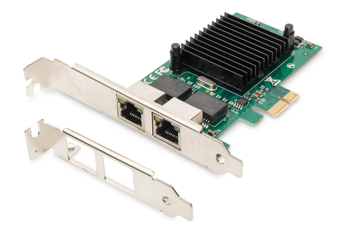 DIGITUS KARTA SIECIOWA PCIE 2X RJ45 GIGABIT