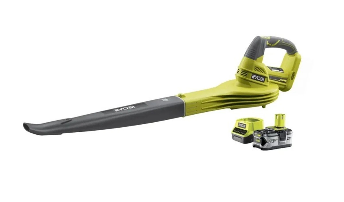 Dmuchawa Aku 18v RYOBI - Zielona i Czarna