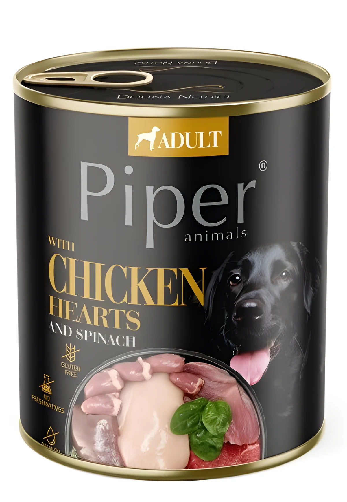 Dolina Noteci Piper Serca kurczaka i szpinak 800g