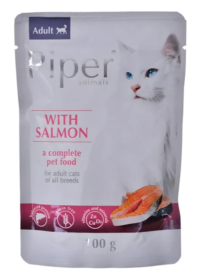 Karma mokra Dolina Noteci Piper z łososiem - 100g