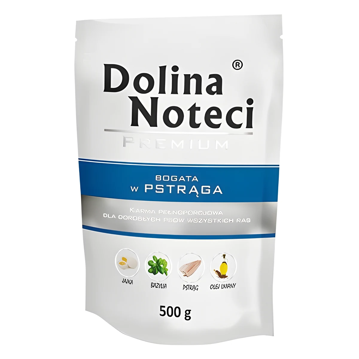 Karma mokra Dolina Noteci Premium 500g - Pstrąg
