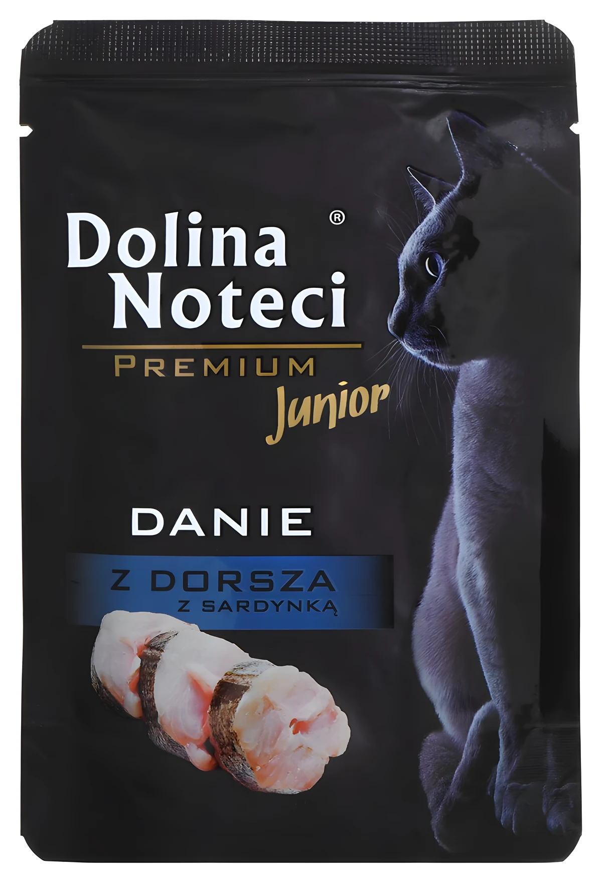 DOLINA NOTECI Premium Danie z dorszem i sardynź - 85 g