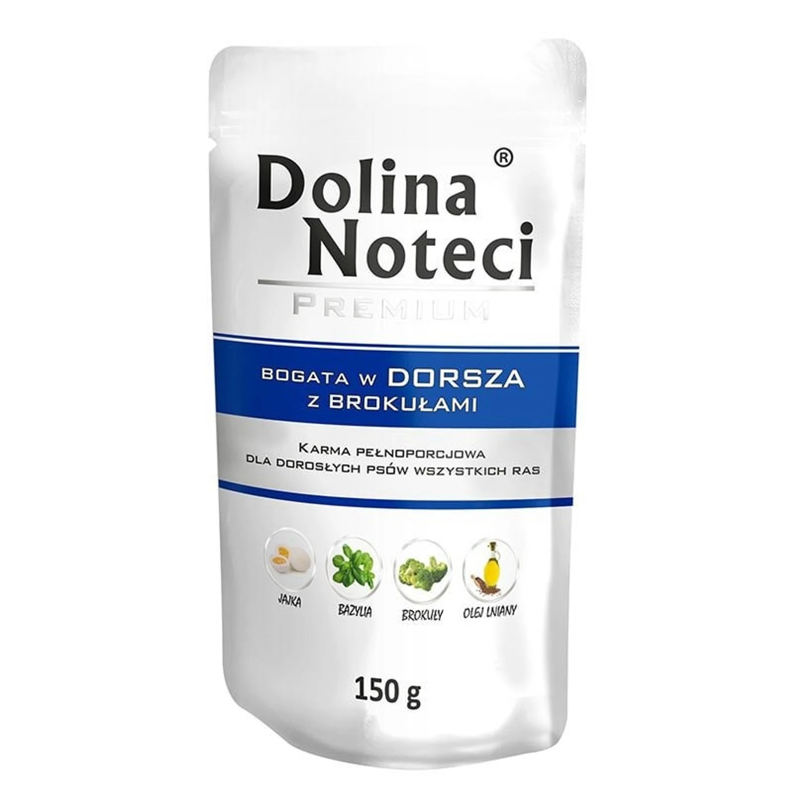 DOLINA NOTECI Premium - Dorsz z Brokułami 150g