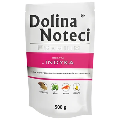 Karma mokra Dolina Noteci Premium z indykiem 500g
