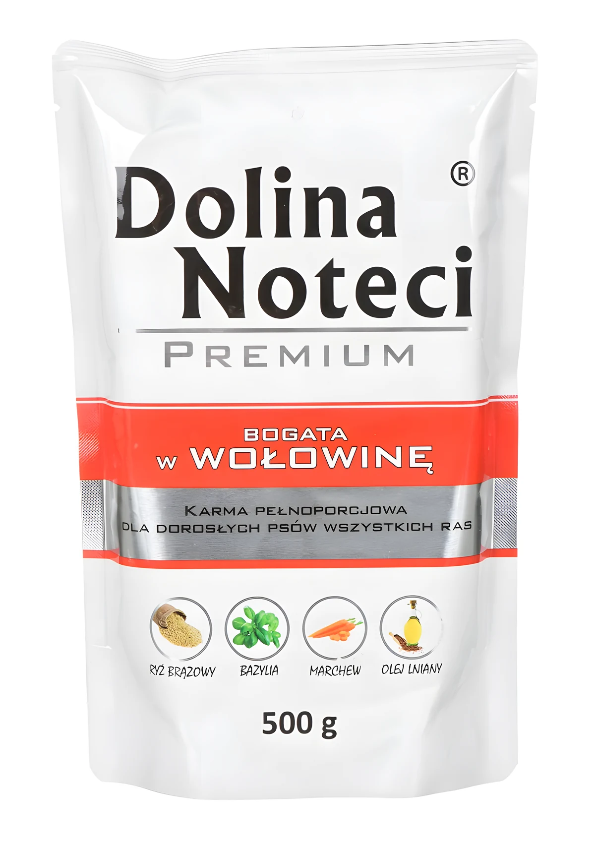 DOLINA NOTECI Premium wołowina - 500g mokra karma