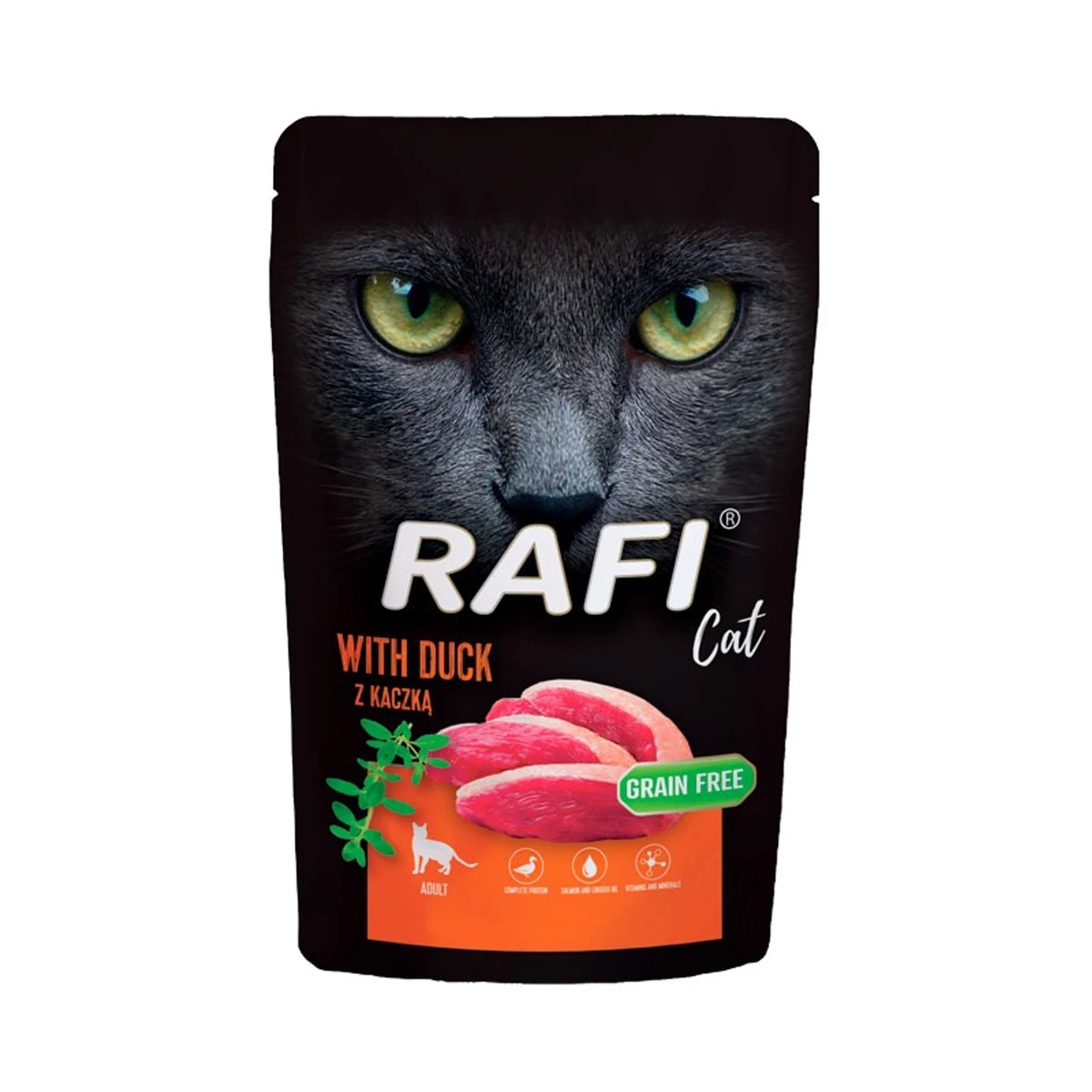 DOLINA NOTECI Rafi Cat Adult z kaczką - 100g
