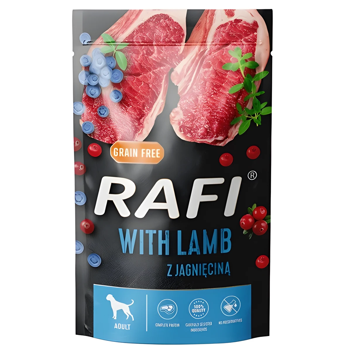 DOLINA NOTECI Rafi Jagnięcina, Borówka, Żurawina 500g
