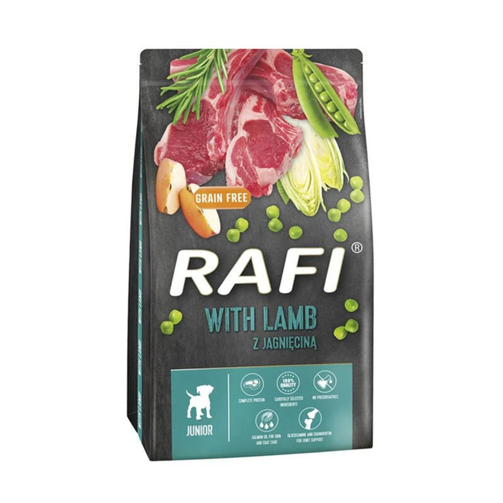 Dolina Noteci Rafi Junior z jagnięciną karma sucha dla psa 3kg