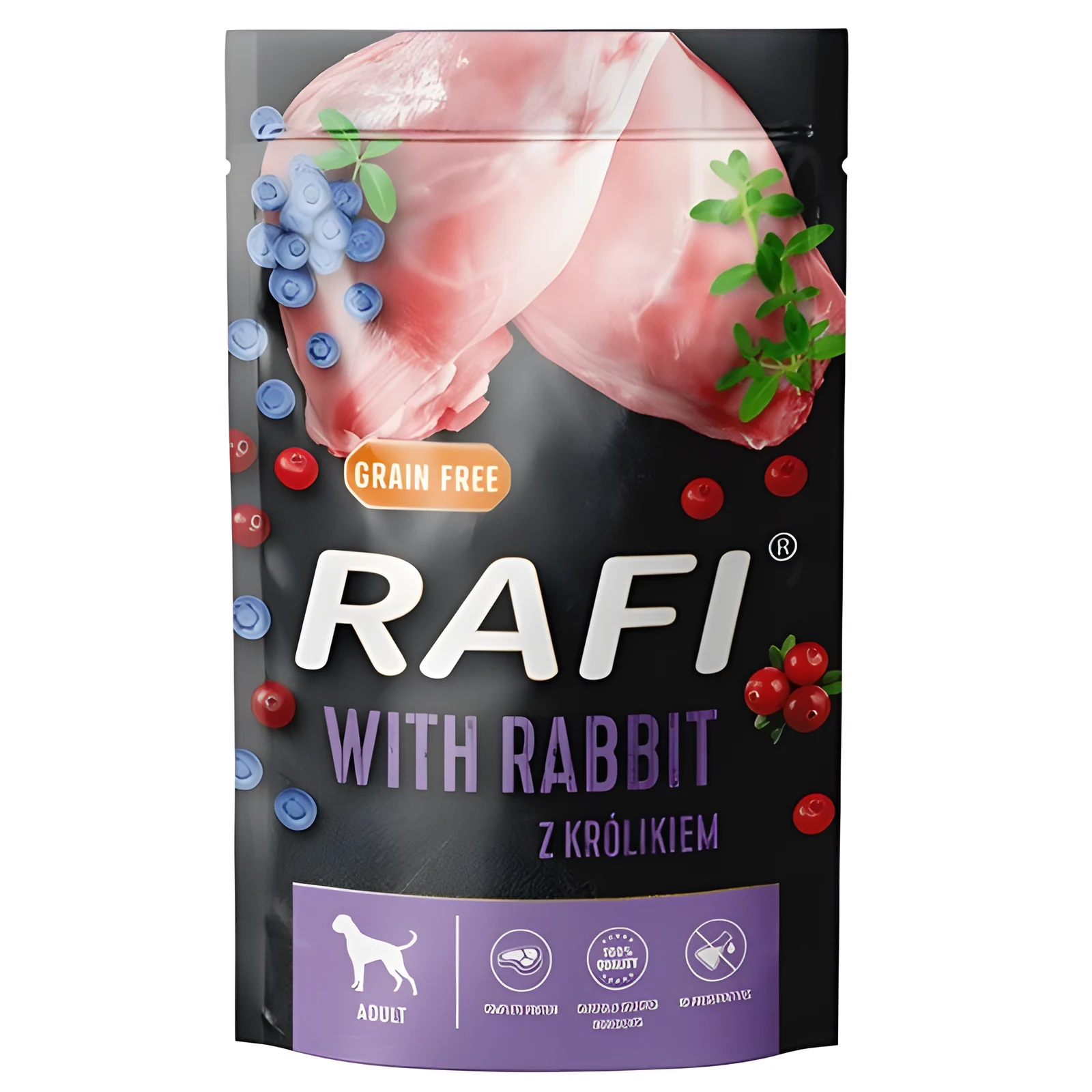 DOLINA NOTECI Rafi Królik - 500 g mokra karma