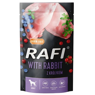 Mokra karma Rafi z królikiem - 500 g