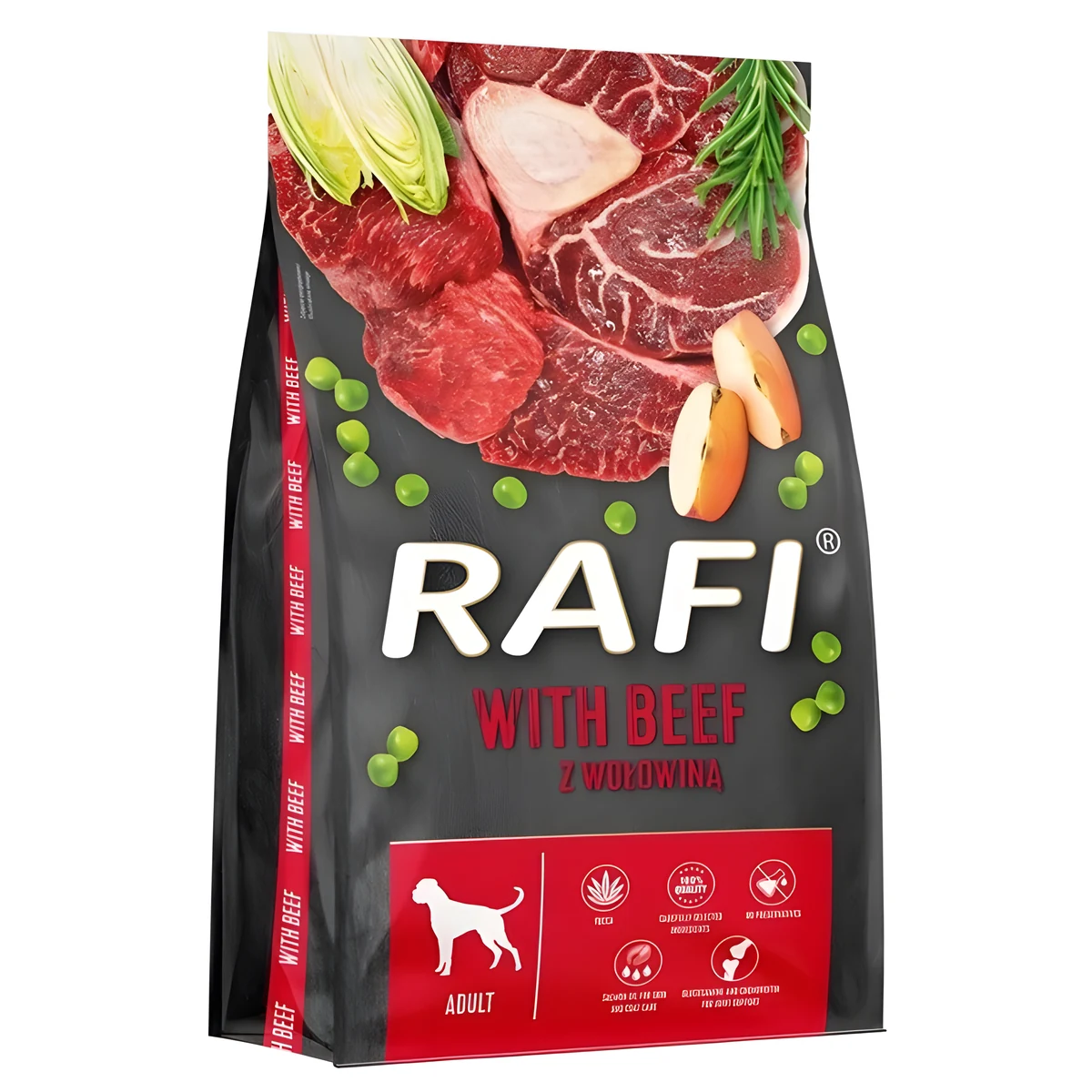 Dolina Noteci Rafi z wołowiną  karma sucha dla psa 10 kg