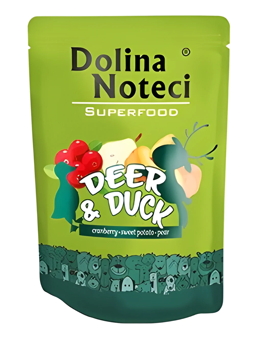 DOLINA NOTECI Superfood Jeleń i Kaczka - mokra karma dla psa - 300 g