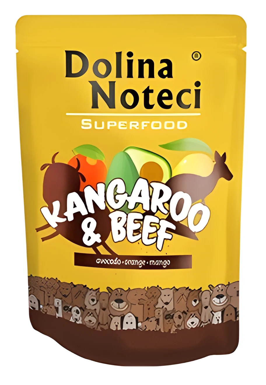 DOLINA NOTECI Superfood Kangur i Wołowina - mokra karma dla psa - 300 g