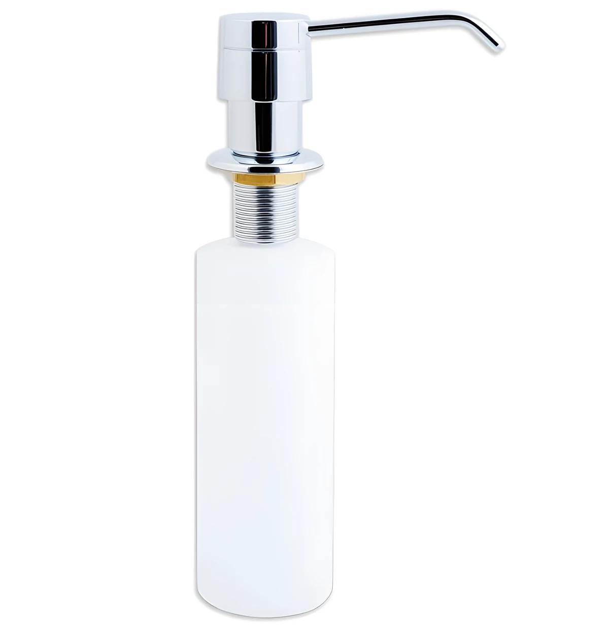 Dozownik do mydła Pyramis DP-01, chrom, 300 ml, 24 cm