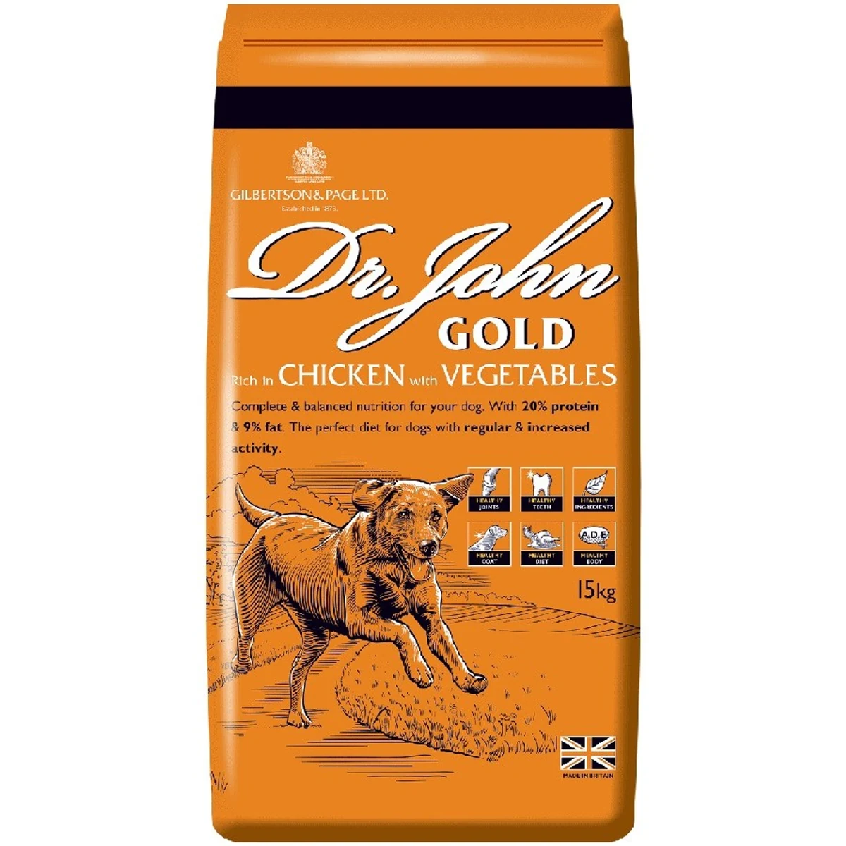 Dr John Gold 15kg - Karma Sucha Bez Soi i Cukru